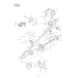 Maruyama Esploso Ricambi per Motopompa MIP2524S - 1