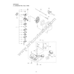 Maruyama Esploso Ricambi per Motopompa MIP2524S - 3