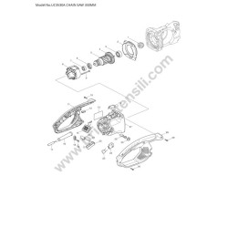 Makita Esploso Ricambi per Elettrosega UC3530A