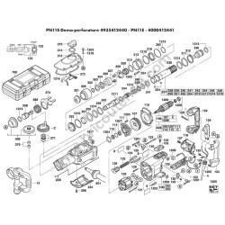 AEG PN11E Combi Hammer Parts Diagram