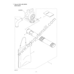 Maruyama Vacuum Kit BL300CE Parts Diagram