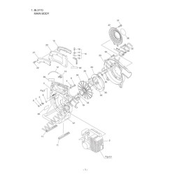 Maruyama Esploso Ricambi per Soffiatore BL3110