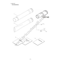 Maruyama Esploso Ricambi per Soffiatore BL3110 - 3