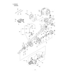 Maruyama Brushcutter MX24E Parts Diagram - 2