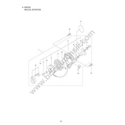 Maruyama Brushcutter MX24E Parts Diagram - 3