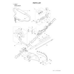 Maruyama Brushcutter MX27 Parts Diagram