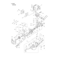 Maruyama Brushcutter MX27 Parts Diagram - 2