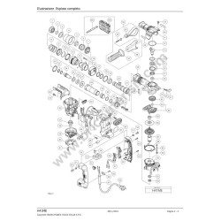 HIKOKI Esploso Ricambi per Demolitore H41ME