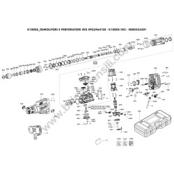 Milwaukee K1000S Demolitore Esploso Ricambi