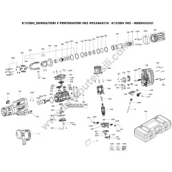 Milwaukee K1528H Demolitore Esploso Ricambi
