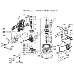 Milwaukee ROS150E Levigatrice Esploso Ricambi