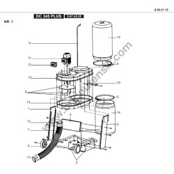 FEMI Cyclone Dust Collector DC 345 PLUS Parts