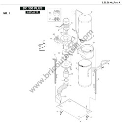 FEMI Cyclone Dust Collector CDC 350 PLUS Parts