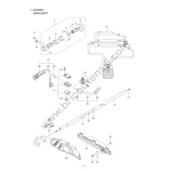 Maruyama Brushcutter MX36EH Parts Diagram