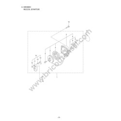 Maruyama Brushcutter MX36EH Parts Diagram - 3