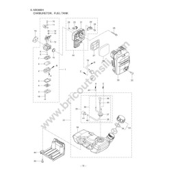 Maruyama Esploso Ricambi per Decespugliatore MX36EH - 4