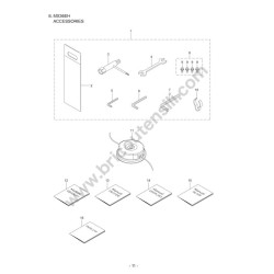 Maruyama Esploso Ricambi per Decespugliatore MX36EH - 5
