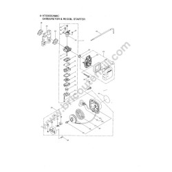 Maruyama Hedge Trimmer HT230D Parts Diagram - 3