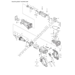 Makita Sega Frontale JR3051T Esploso Ricambi