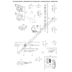 Milwaukee M18FNCS18GS-0X Parts Diagram