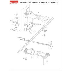 Ricambi Makita per Decespugliatore EM2600L