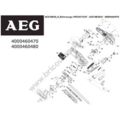 AEG ACS18B30-0 Chain Saw Parts Diagram