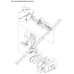Makita Chain Saw DCS4630 Parts Diagram - 4
