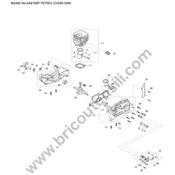 Makita Chainsaw EA6100P Parts Diagram - 2