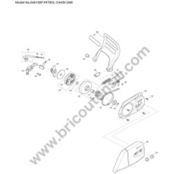 Makita Motosega EA6100P Esploso Ricambi - 4