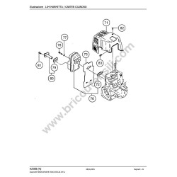 Hitachi Spare Parts Diagram for Engine Pump A25EBN - 3