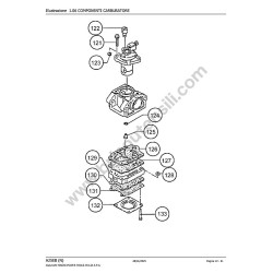 Hitachi Spare Parts Diagram for Engine Pump A25EBN - 5