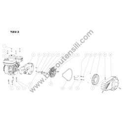 Meccanica Benassi RL 41 Ricambi - TAV.3