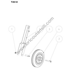 Meccanica Benassi RL 41 Ricambi - TAV.8
