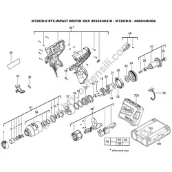 Milwaukee Avvitatore M12CID Esploso Ricambi