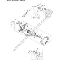 Makita Chainsaw EA3200S Parts Diagram - 3