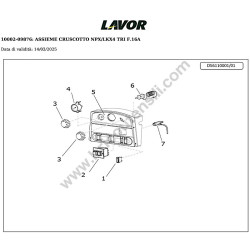Lavor Esploso Idropulitrice NPX 1813XP - 8.620.0617 - 3