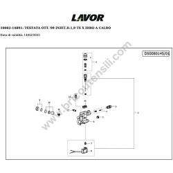 Lavor Esploso Idropulitrice NPX 1813XP - 8.620.0617 - 8