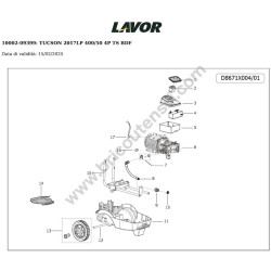 Lavor Pressure Cleaner TUCSON 2017GL Parts Diagram - 1
