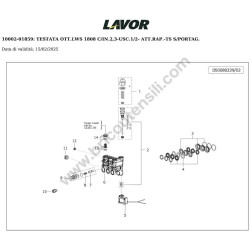 Lavor Idropulitrice TUCSON 2017GL Esploso Ricambi - 5