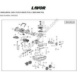 Lavor LKX1515LP T 400-415/50-GR-LWS1808 Parts Diagram - 2