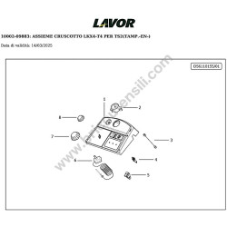 Lavor LKX1515LP T 400-415/50-GR-LWS1808 Esploso Ricambi - 8