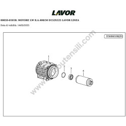 Lavor LKX1515LP T 400-415/50-GR-LWS1808 Esploso Ricambi - 9