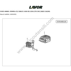 Lavor LKX1515LP T 400-415/50-GR-LWS1808 Esploso Ricambi - 10