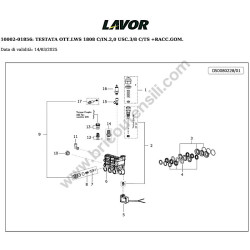 Lavor LKX1515LP T 400-415/50-GR-LWS1808 Esploso Ricambi - 11