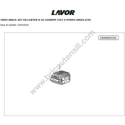 Lavor LKX1515LP T 400-415/50-GR-LWS1808 Esploso Ricambi - 12