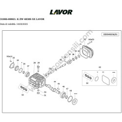 Lavor LKX1515LP T 400-415/50-GR-LWS1808 Parts Diagram - 13