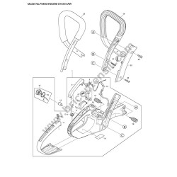 Dolmar Chainsaw PS460 Parts Diagram