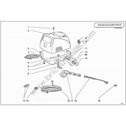 Lavor Pressure Cleaner LKX 30 TS Parts Diagram
