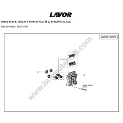 Lavor Idropulitrice SPACE 180 Esploso Ricambi - 4