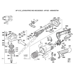 Milwaukee AP12E Angle Polisher Parts Diagram